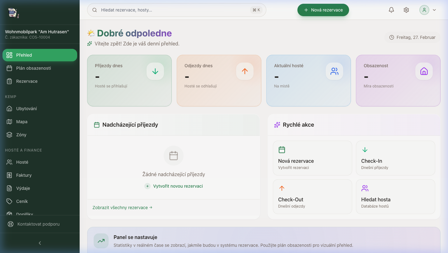 CruiseCamp PRO Dashboard