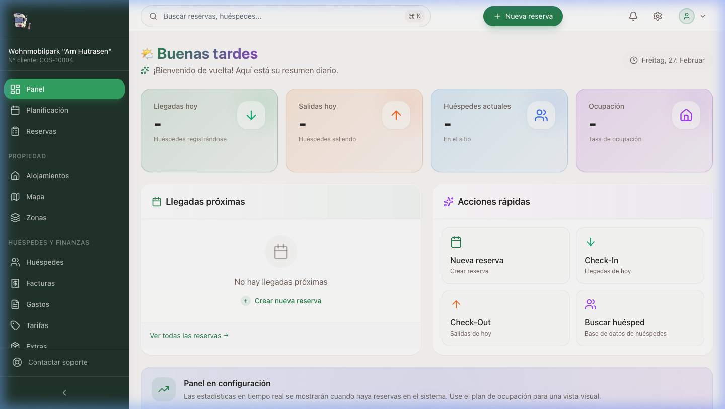 CruiseCamp PRO Dashboard