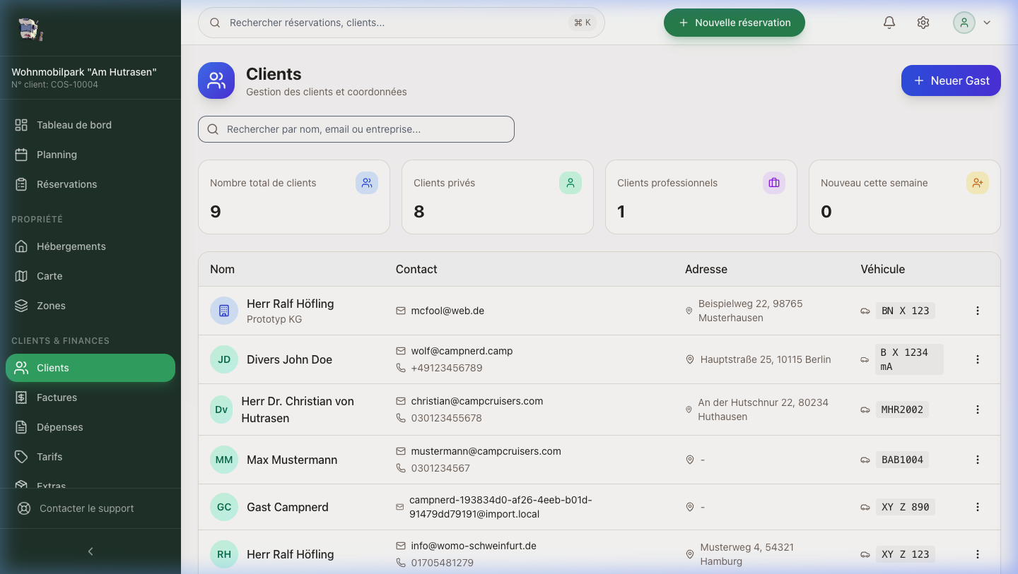 Gestion des clients, facturation et comptabilité