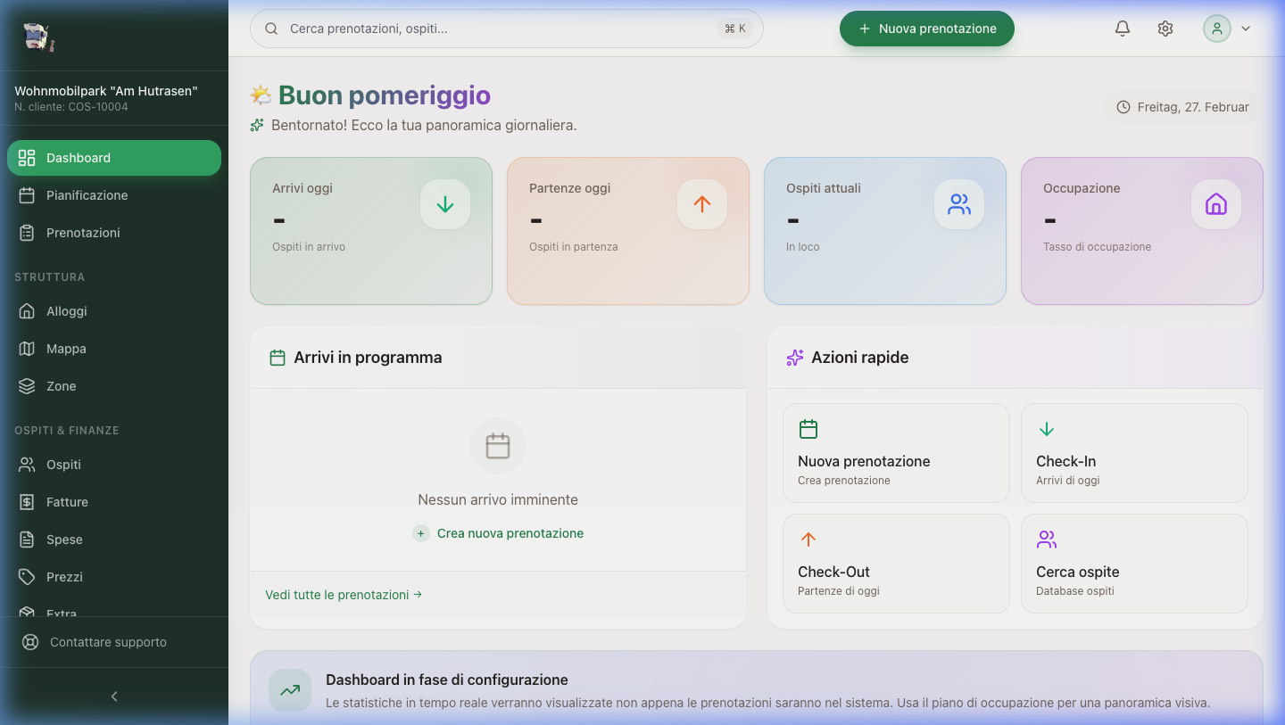 CruiseCamp PRO Dashboard