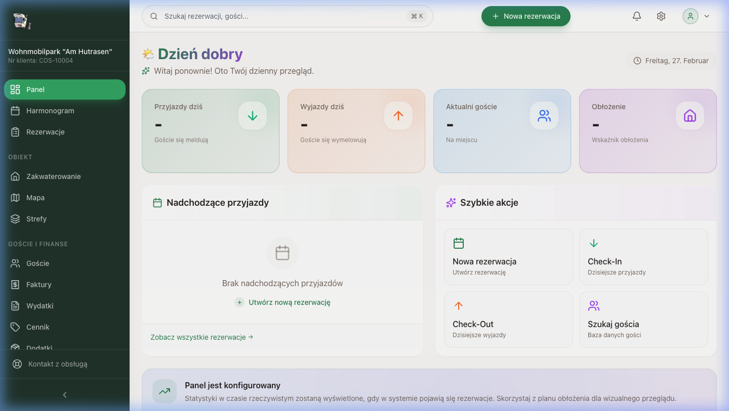 CruiseCamp PRO Dashboard